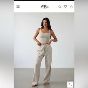 WRE MODE PLEATED SWEATPANTS